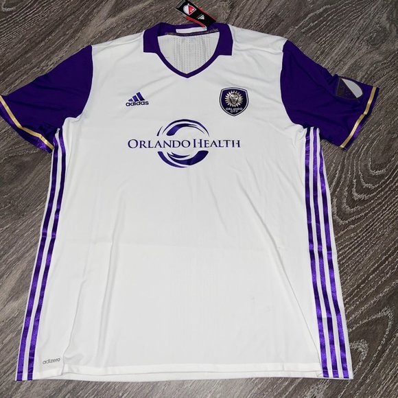 Adidas Adizero Orlando city SC Authentic Soccer Jersey Size 2XL White AK0526 NEW - Picture 1 of 7